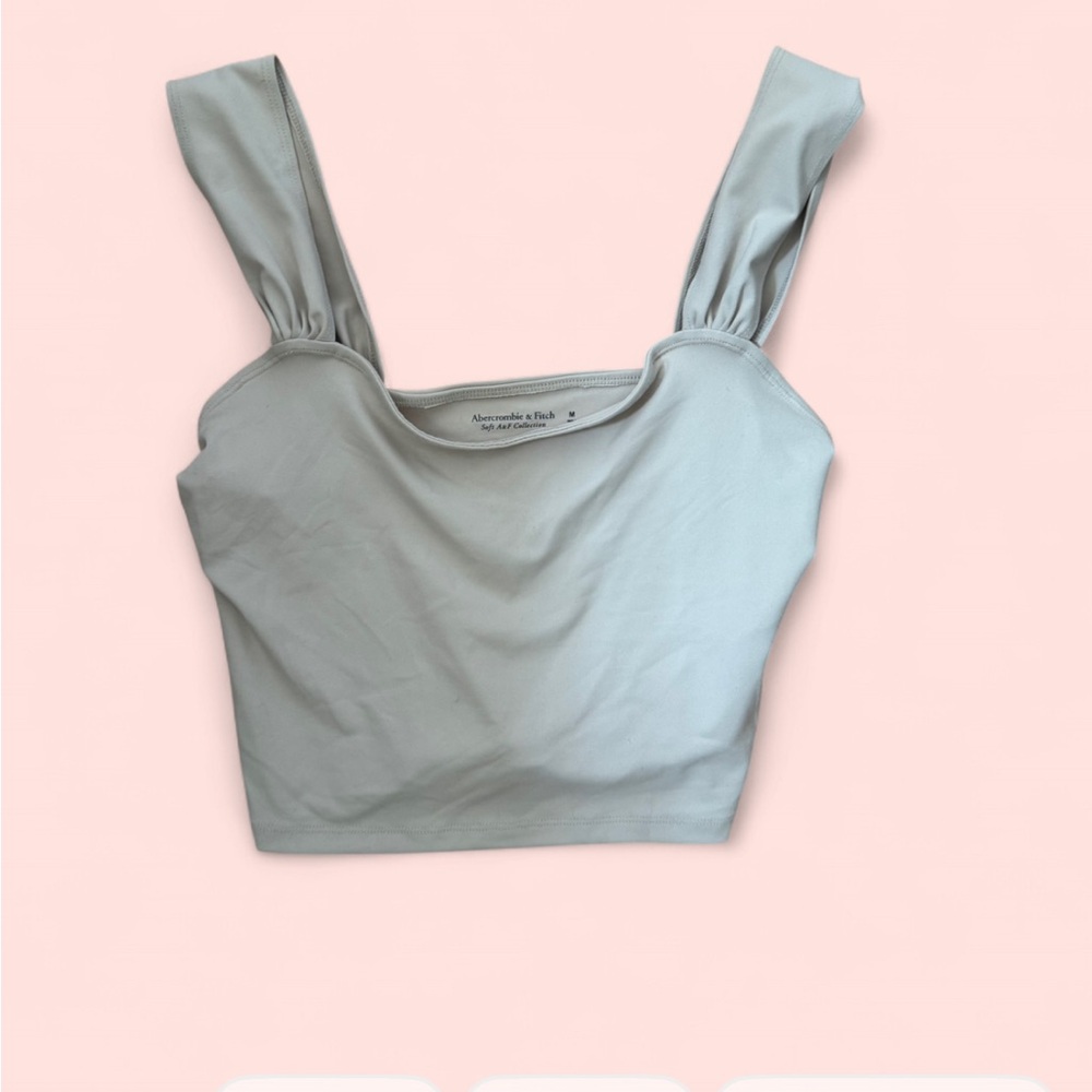 Abercrombie & Fitch Soft Cream Tank Top